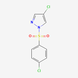 4-chloro-1-[(4-chlorophenyl)sulfonyl]-1H-pyrazole