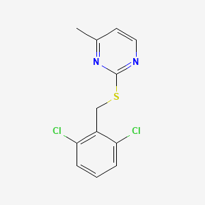 2-[(2,6-Dichlorobenzyl)sulfanyl]-4-methylpyrimidine