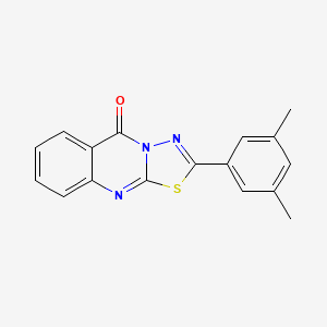 2-(3,5-dimethylphenyl)-5H-[1,3,4]thiadiazolo[2,3-b]quinazolin-5-one