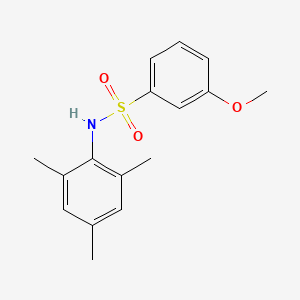 3-methoxy-N-(2,4,6-trimethylphenyl)benzenesulfonamide