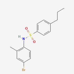 N-(4-bromo-2-methylphenyl)-4-propylbenzenesulfonamide