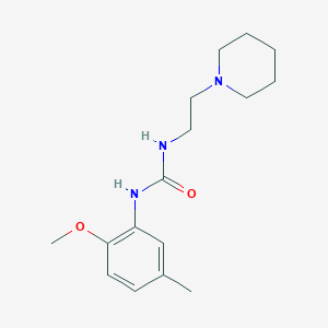 1-(2-Methoxy-5-methylphenyl)-3-[2-(piperidin-1-yl)ethyl]urea