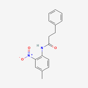 N-(4-methyl-2-nitrophenyl)-3-phenylpropanamide