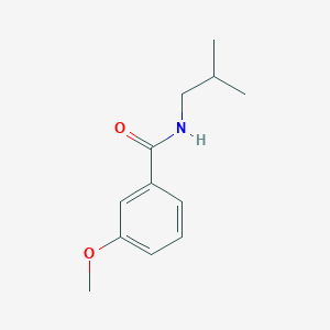 molecular formula C12H17NO2 B10969756 3-methoxy-N-(2-methylpropyl)benzamide 