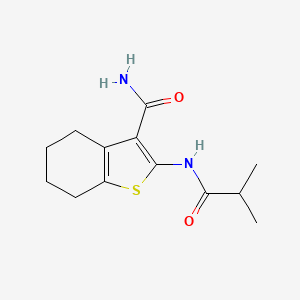 2-Isobutyramido-4,5,6,7-tetrahydrobenzo[b]thiophene-3-carboxamide