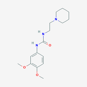 1-(3,4-Dimethoxyphenyl)-3-[2-(piperidin-1-yl)ethyl]urea