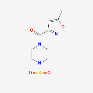 (5-Methyl-1,2-oxazol-3-yl)[4-(methylsulfonyl)piperazin-1-yl]methanone