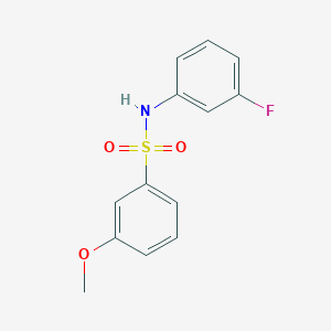 N-(3-fluorophenyl)-3-methoxybenzenesulfonamide