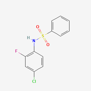 N-(4-chloro-2-fluorophenyl)benzenesulfonamide