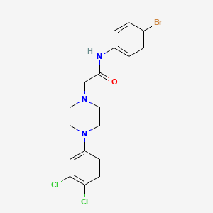 N-(4-bromophenyl)-2-[4-(3,4-dichlorophenyl)piperazin-1-yl]acetamide