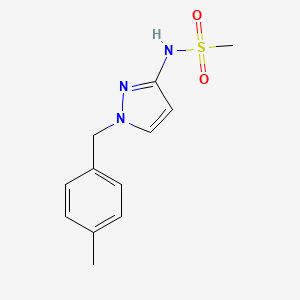 N-[1-(4-methylbenzyl)-1H-pyrazol-3-yl]methanesulfonamide