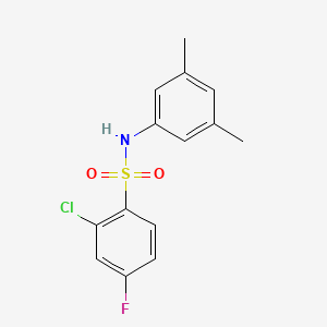 2-chloro-N-(3,5-dimethylphenyl)-4-fluorobenzenesulfonamide