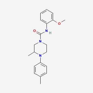 N-(2-methoxyphenyl)-3-methyl-4-(4-methylphenyl)piperazine-1-carboxamide