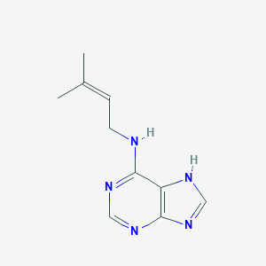 molecular formula C10H13N5 B109702 N-(3-甲基丁-2-烯-1-基)-9H-嘌呤-6-胺 CAS No. 2365-40-4
