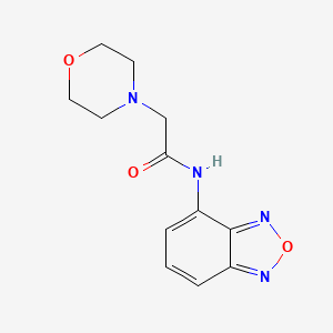 N-(2,1,3-benzoxadiazol-4-yl)-2-(morpholin-4-yl)acetamide