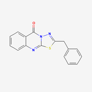 2-benzyl-5H-[1,3,4]thiadiazolo[2,3-b]quinazolin-5-one