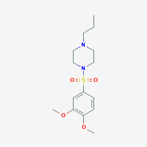 1-[(3,4-Dimethoxyphenyl)sulfonyl]-4-propylpiperazine