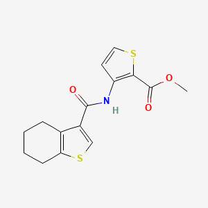 Methyl 3-[(4,5,6,7-tetrahydro-1-benzothien-3-ylcarbonyl)amino]-2-thiophenecarboxylate