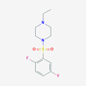 1-[(2,5-Difluorophenyl)sulfonyl]-4-ethylpiperazine