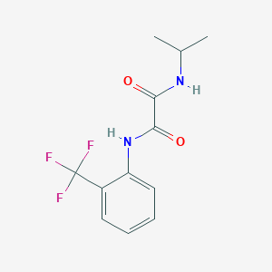 N-(propan-2-yl)-N'-[2-(trifluoromethyl)phenyl]ethanediamide