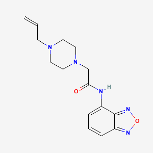 N-(2,1,3-benzoxadiazol-4-yl)-2-[4-(prop-2-en-1-yl)piperazin-1-yl]acetamide