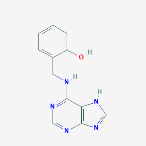 B109704 Phenol, 2-[(1H-purin-6-ylamino)methyl]- CAS No. 20366-83-0