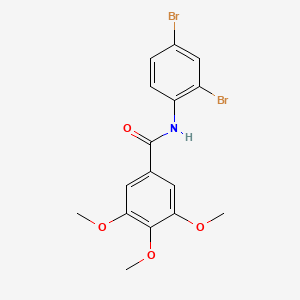 N-(2,4-dibromophenyl)-3,4,5-trimethoxybenzamide