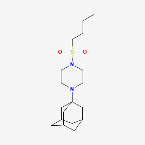 molecular formula C18H32N2O2S B10970443 1-(1-Adamantyl)-4-(butylsulfonyl)piperazine 