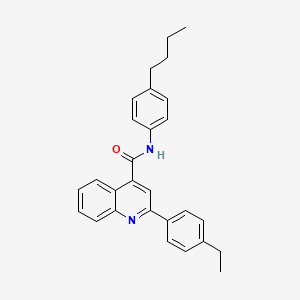 N-(4-butylphenyl)-2-(4-ethylphenyl)quinoline-4-carboxamide