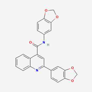 N,2-bis(1,3-benzodioxol-5-yl)quinoline-4-carboxamide