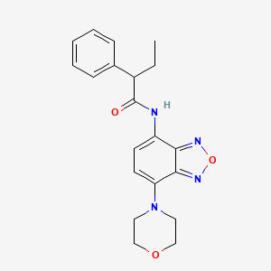 N-[7-(morpholin-4-yl)-2,1,3-benzoxadiazol-4-yl]-2-phenylbutanamide