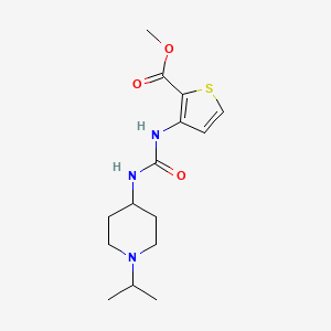 Methyl 3-({[1-(propan-2-yl)piperidin-4-yl]carbamoyl}amino)thiophene-2-carboxylate