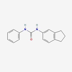 1-(2,3-dihydro-1H-inden-5-yl)-3-phenylurea