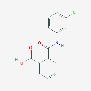 6-[(3-Chlorophenyl)carbamoyl]cyclohex-3-ene-1-carboxylic acid