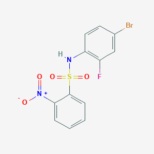 N-(4-bromo-2-fluorophenyl)-2-nitrobenzenesulfonamide