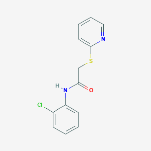 N-(2-chlorophenyl)-2-(pyridin-2-ylsulfanyl)acetamide