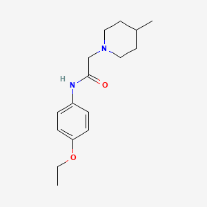 N-(4-ethoxyphenyl)-2-(4-methylpiperidin-1-yl)acetamide