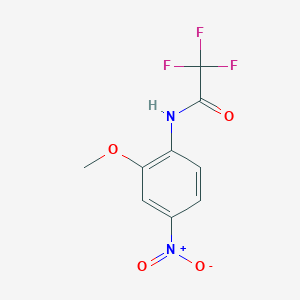 molecular formula C9H7F3N2O4 B10970821 2,2,2-trifluoro-N-(2-methoxy-4-nitrophenyl)acetamide 