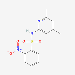 N-(4,6-dimethylpyridin-2-yl)-2-nitrobenzenesulfonamide