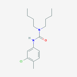 molecular formula C16H25ClN2O B10970875 3-(3-Chloro-4-methylphenyl)-1,1-dibutylurea CAS No. 86781-37-5