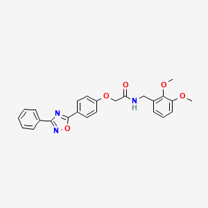 N-(2,3-dimethoxybenzyl)-2-[4-(3-phenyl-1,2,4-oxadiazol-5-yl)phenoxy]acetamide