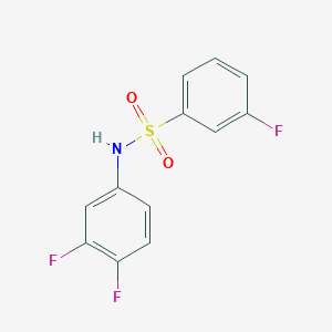 N-(3,4-difluorophenyl)-3-fluorobenzenesulfonamide