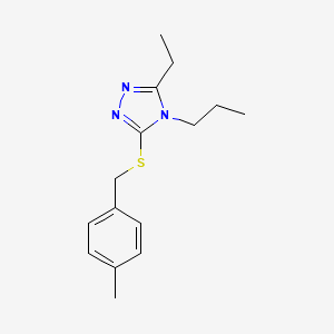 3-ethyl-5-[(4-methylbenzyl)sulfanyl]-4-propyl-4H-1,2,4-triazole