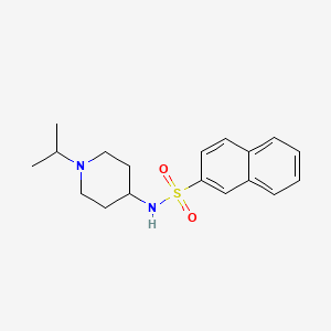 N-[1-(propan-2-yl)piperidin-4-yl]naphthalene-2-sulfonamide