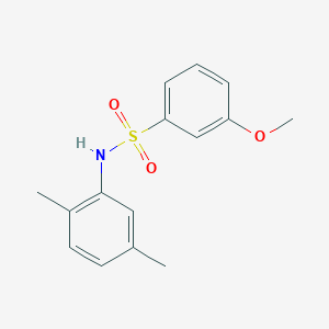 molecular formula C15H17NO3S B10971107 N-(2,5-dimethylphenyl)-3-methoxybenzenesulfonamide 