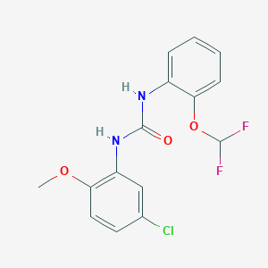 1-(5-Chloro-2-methoxyphenyl)-3-[2-(difluoromethoxy)phenyl]urea