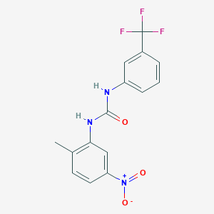 1-(2-Methyl-5-nitrophenyl)-3-[3-(trifluoromethyl)phenyl]urea