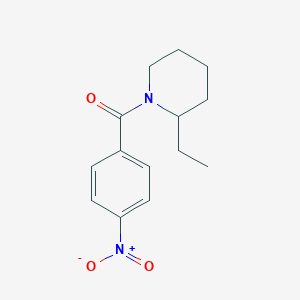 (2-Ethylpiperidin-1-yl)(4-nitrophenyl)methanone