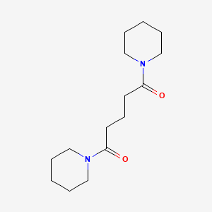 molecular formula C15H26N2O2 B10971251 1,5-Di(piperidin-1-yl)pentane-1,5-dione 