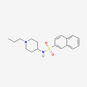 N-(1-propylpiperidin-4-yl)naphthalene-2-sulfonamide